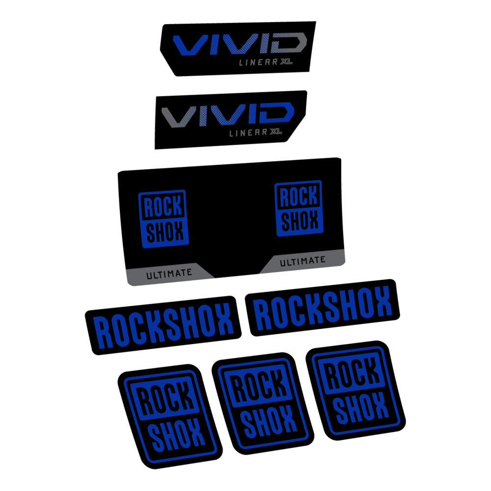 Decal RockShox Vivid Ultimate 2027, Rear Shox, bike sticker vinyl