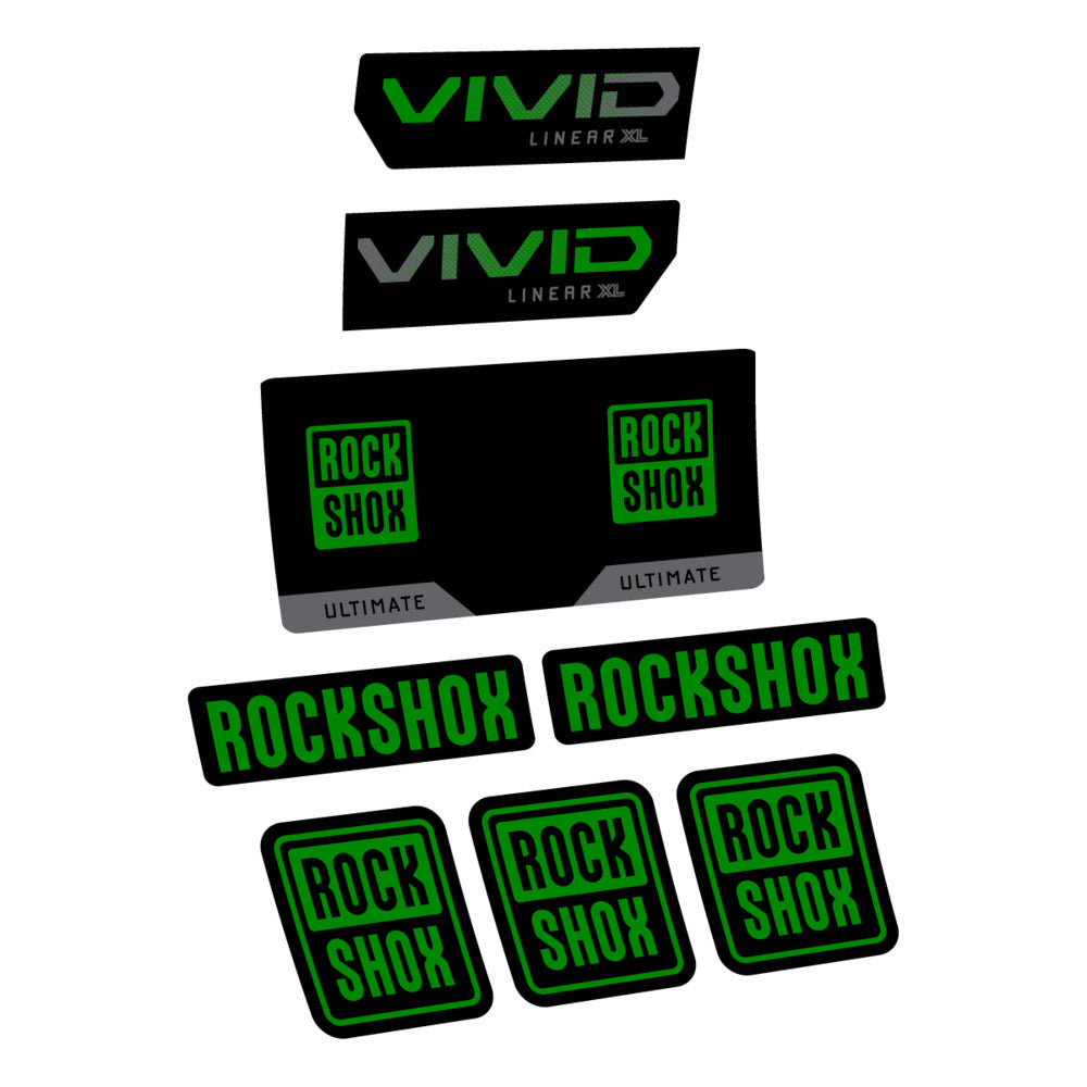 Decal RockShox Vivid Ultimate 2027, Rear Shox, bike sticker vinyl