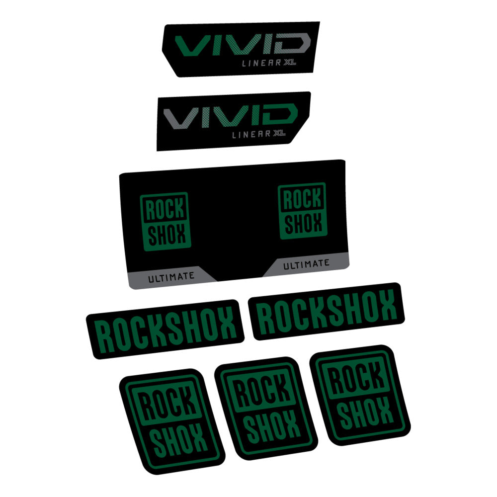 Decal RockShox Vivid Ultimate 2027, Rear Shox, bike sticker vinyl