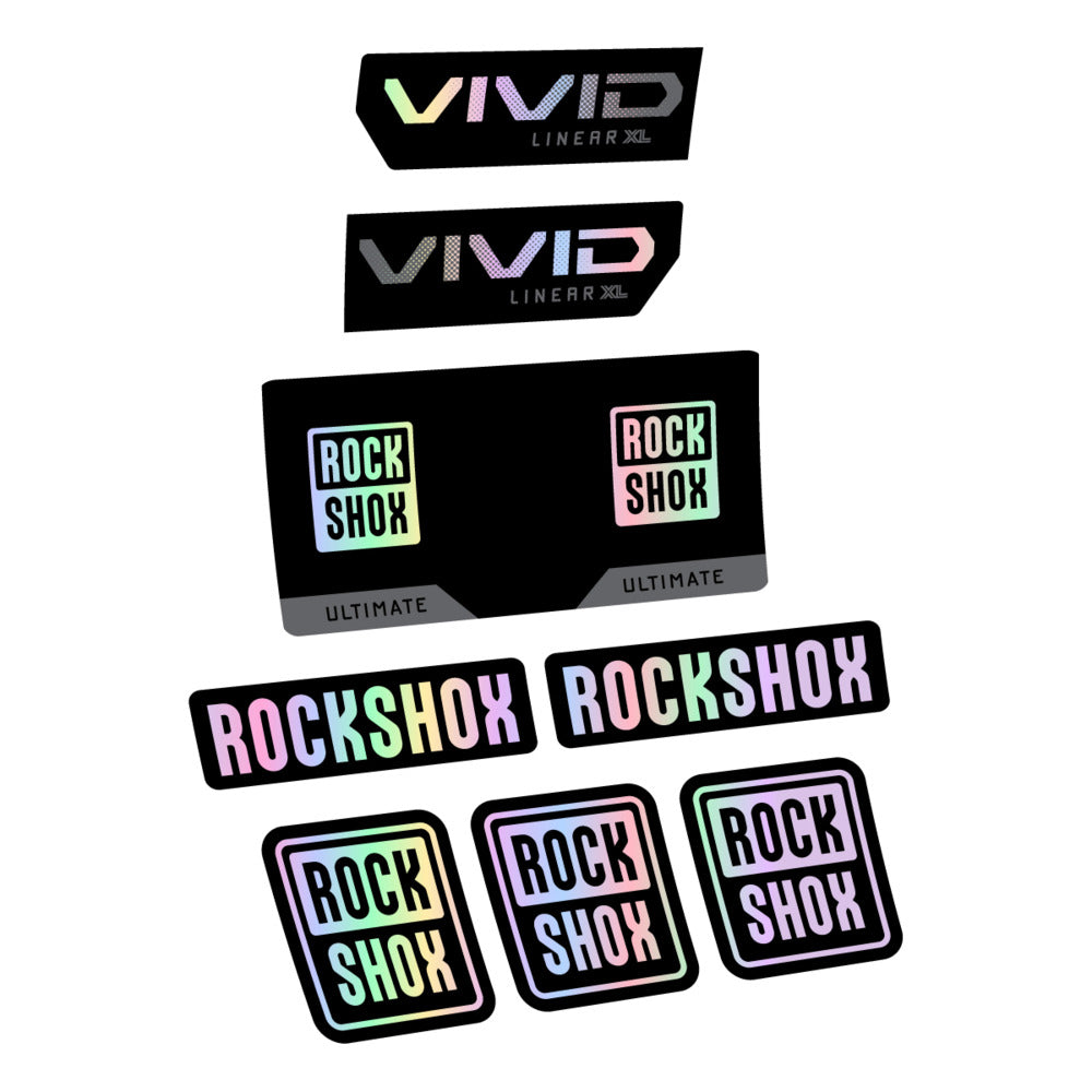 Decal RockShox Vivid Ultimate 2027, Rear Shox, bike sticker vinyl