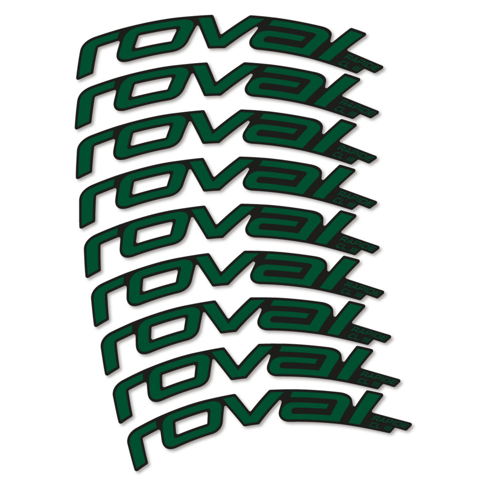 Decal Roval Rapide CL III 2026, Road Wheel 52mm, bike sticker vinyl