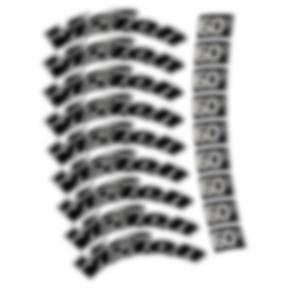 Stickers for Visixn Metron 60 SL, Road Wheel vinyl decals - Bone White