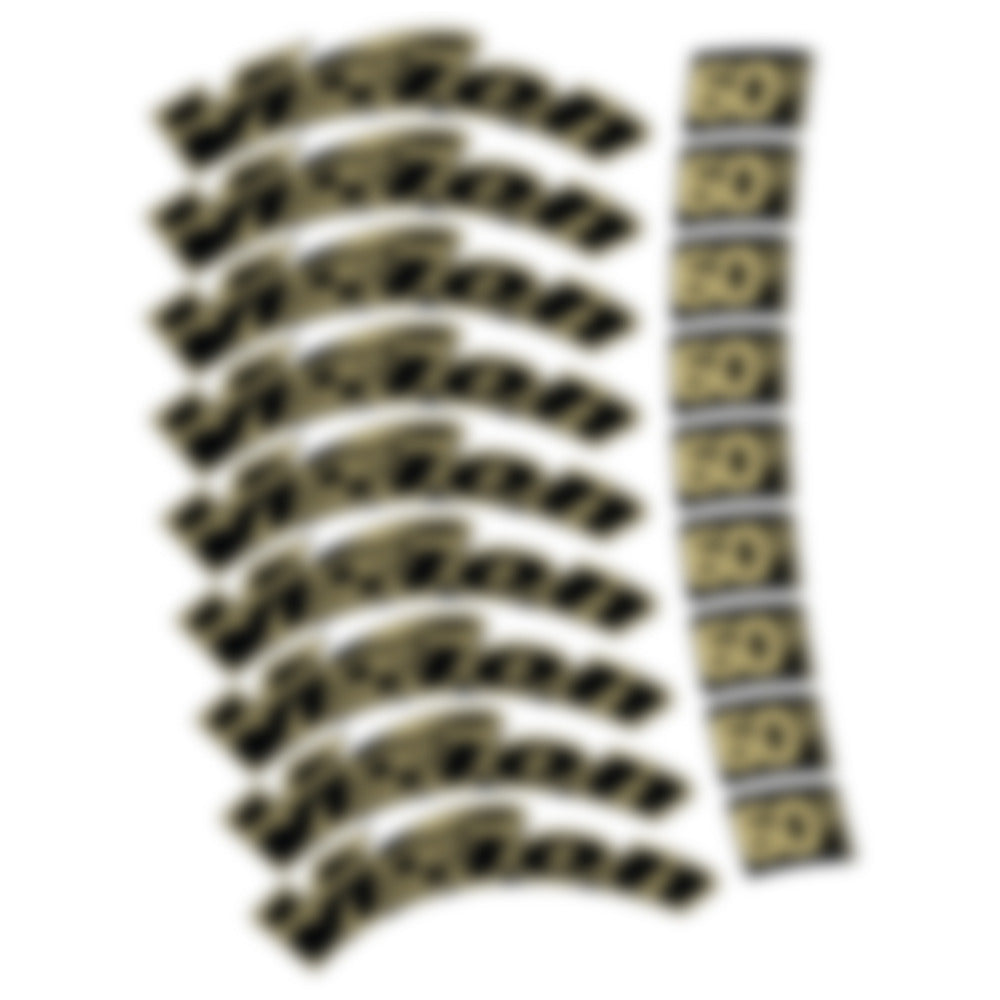 Stickers for Visixn Metron 60 SL, Road Wheel vinyl decals - Cream