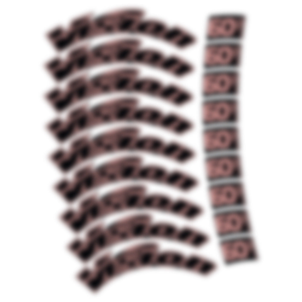 Stickers for Visixn Metron 60 SL, Road Wheel vinyl decals - Salmon Pink