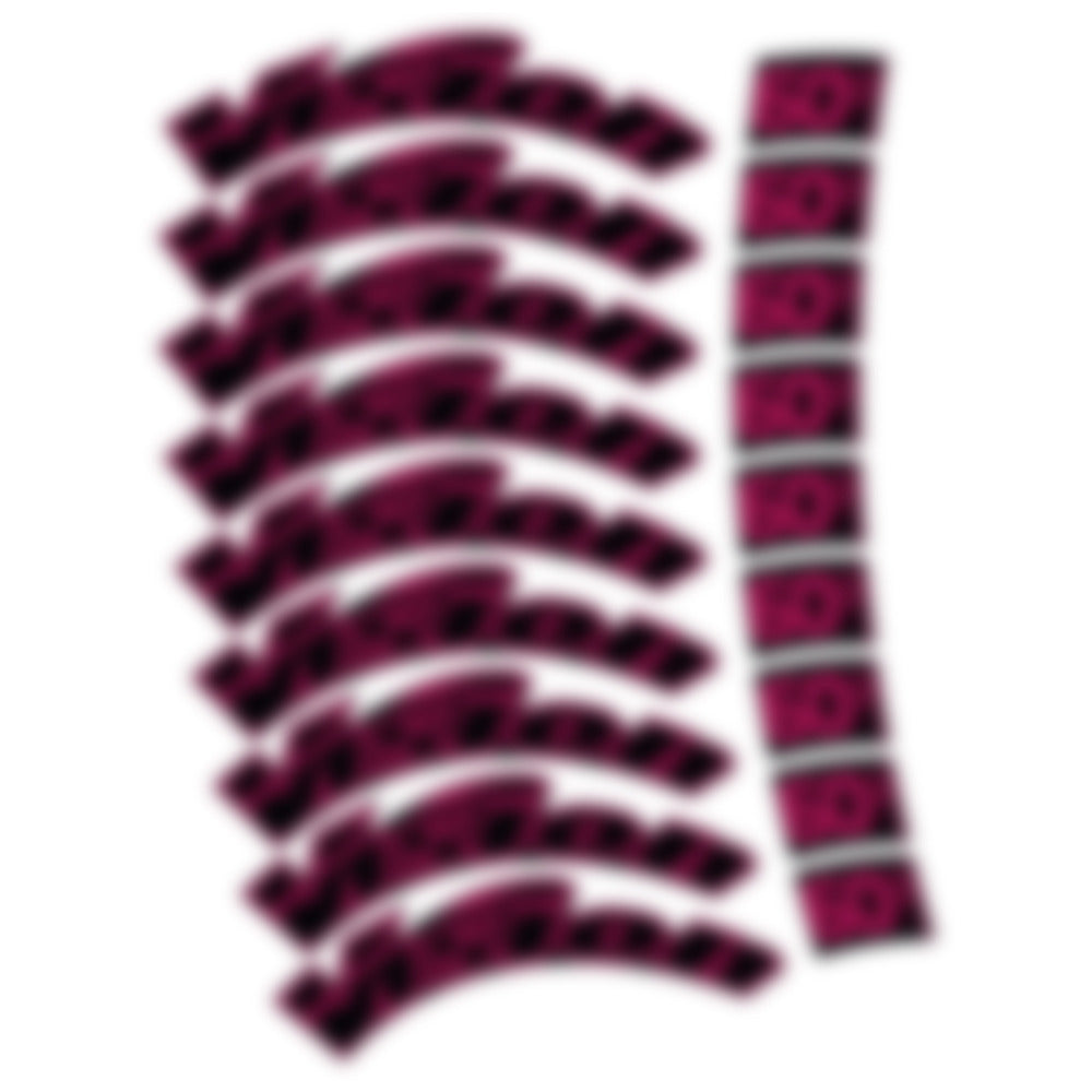 Stickers for Visixn Metron 60 SL, Road Wheel vinyl decals - Dark Pink