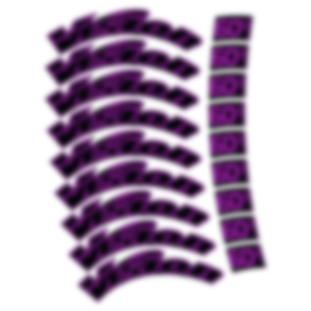Stickers for Visixn Metron 60 SL, Road Wheel vinyl decals - Violet Pink
