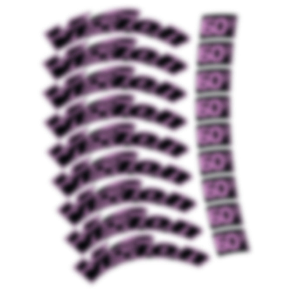 Stickers for Visixn Metron 60 SL, Road Wheel vinyl decals - Light Lilac