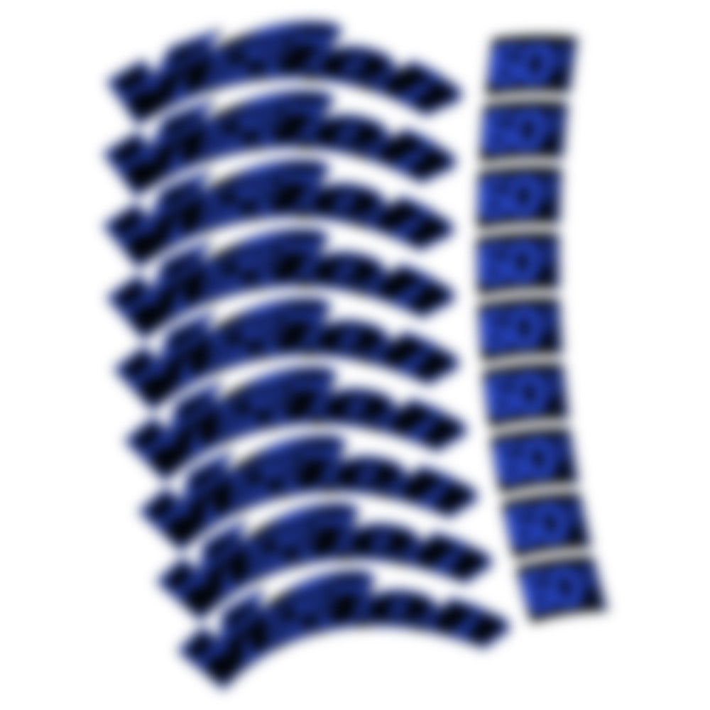 Stickers for Visixn Metron 60 SL, Road Wheel vinyl decals - Medium Blue
