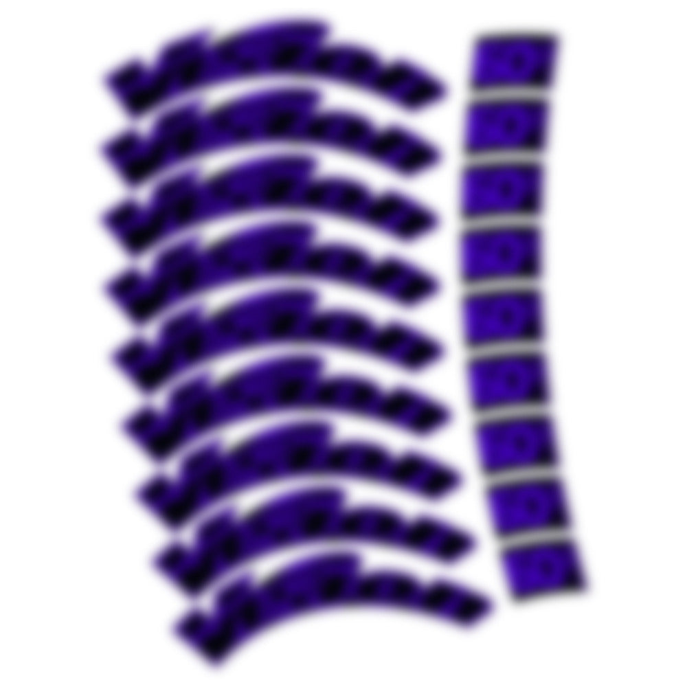 Stickers for Visixn Metron 60 SL, Road Wheel vinyl decals - Reflex Blue