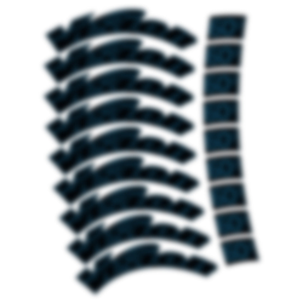 Stickers for Visixn Metron 60 SL, Road Wheel vinyl decals - Dark Lake