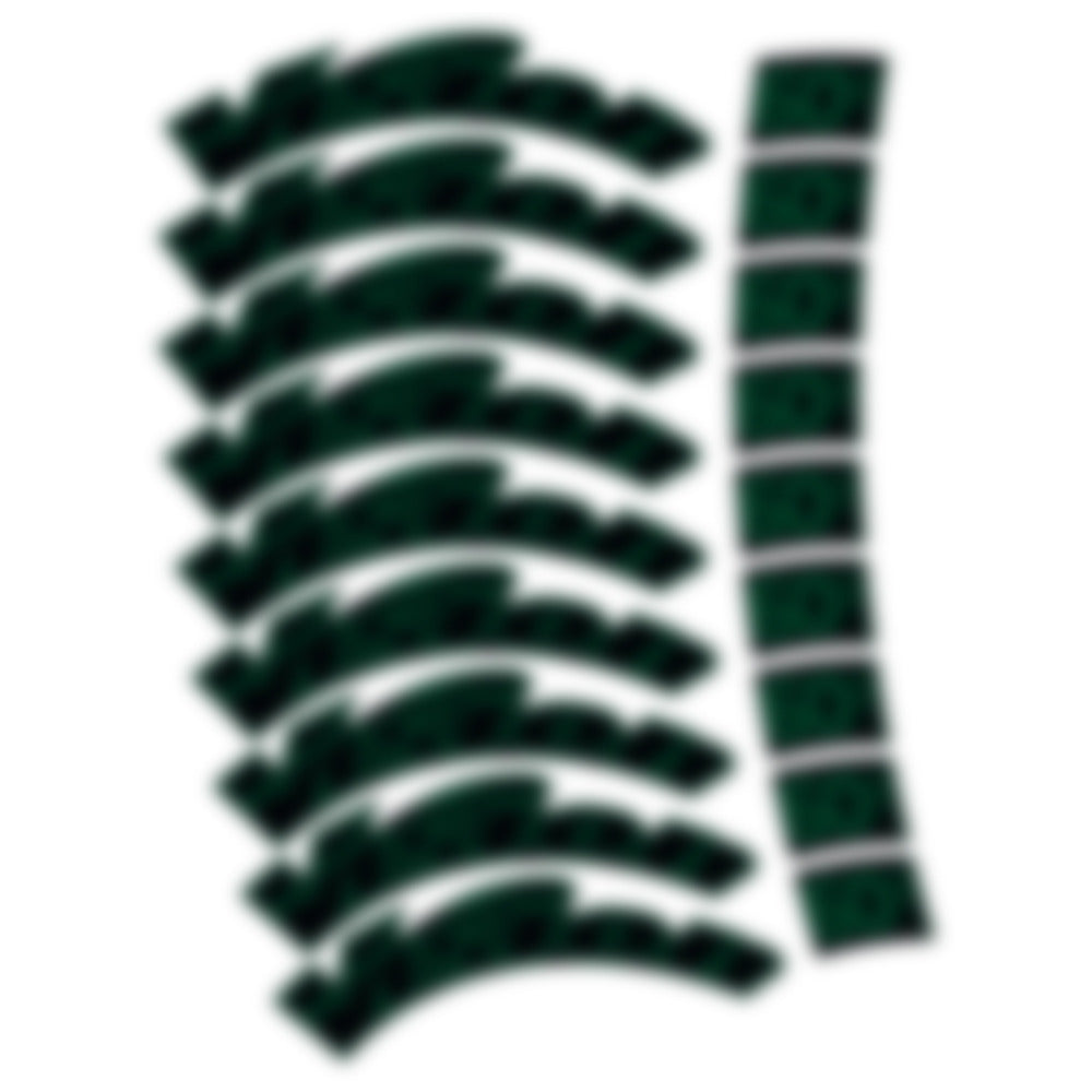 Stickers for Visixn Metron 60 SL, Road Wheel vinyl decals - Dark Green