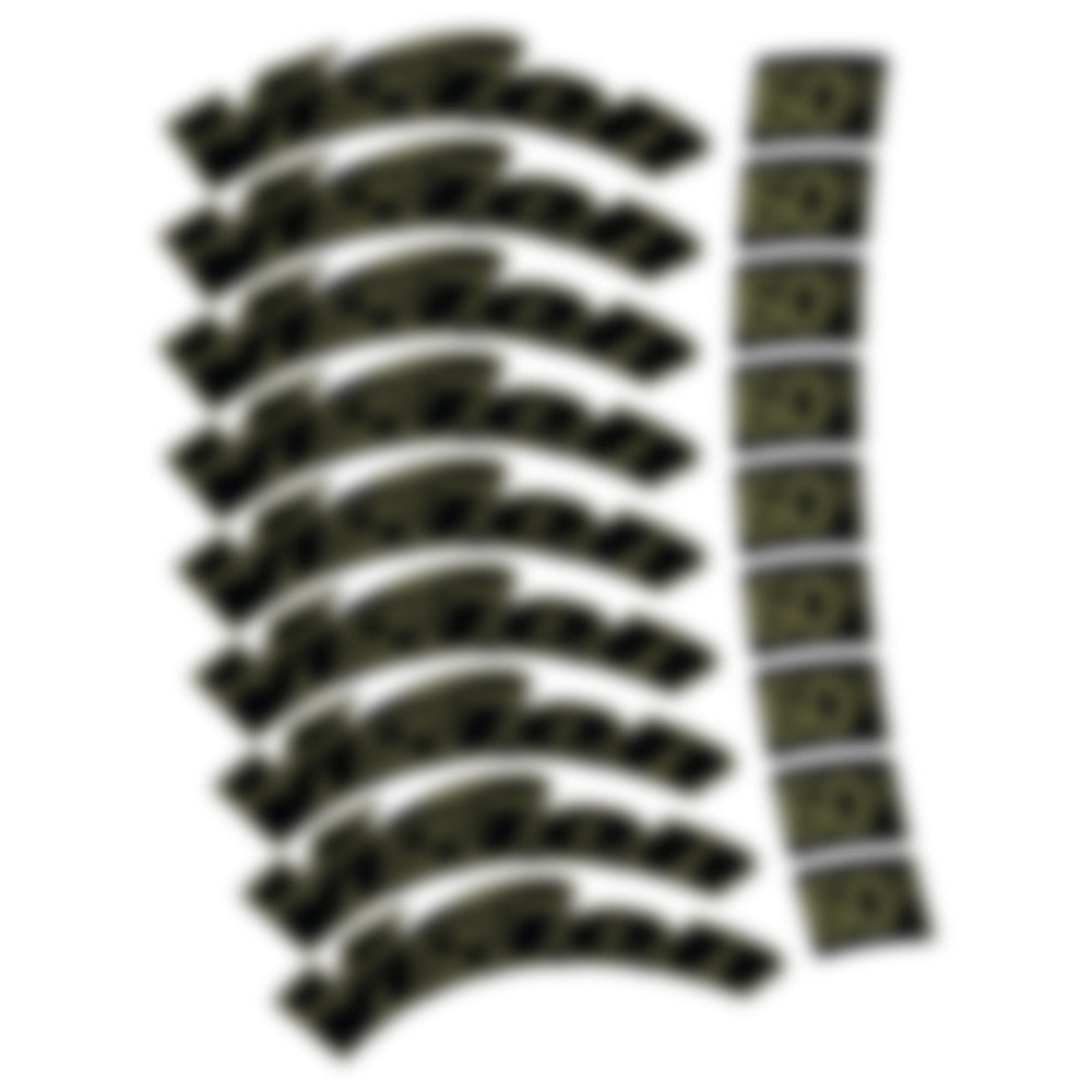 Stickers for Visixn Metron 60 SL, Road Wheel vinyl decals - Khaki
