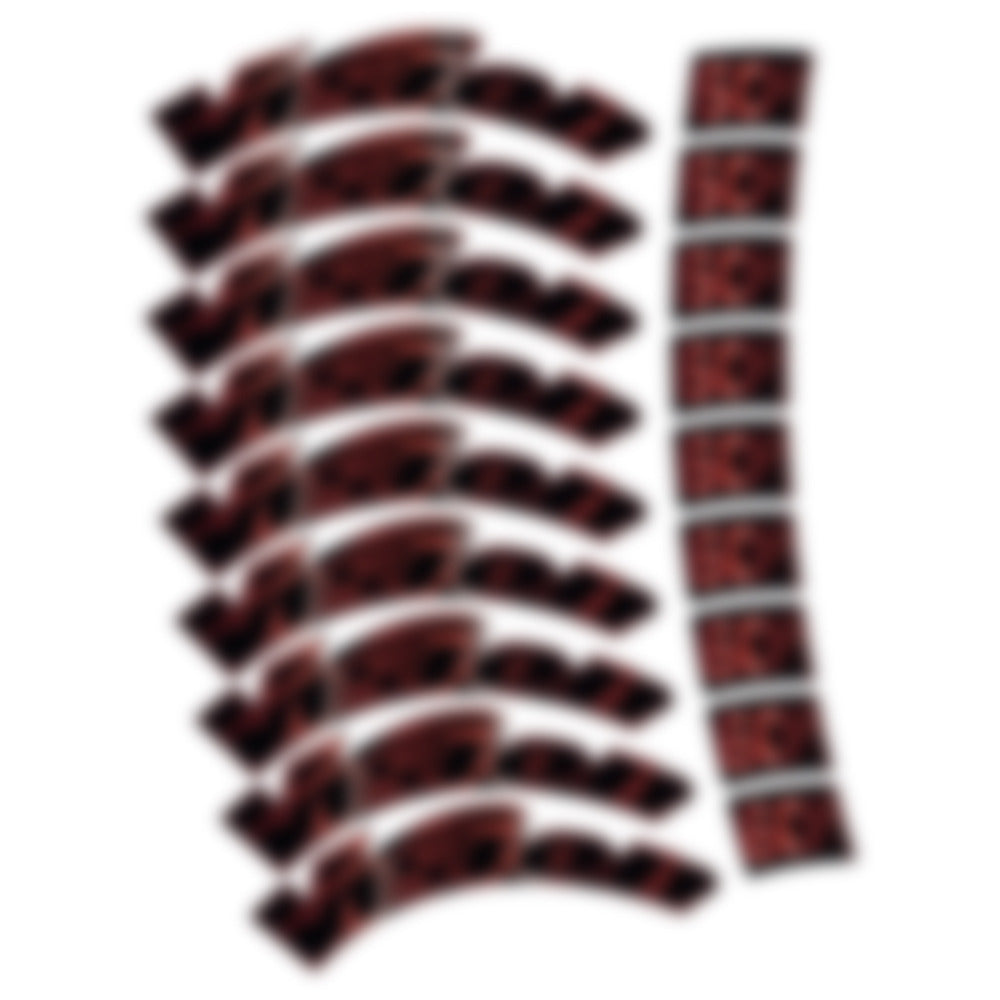 Stickers for Visixn Metron 60 SL, Road Wheel vinyl decals - Copper