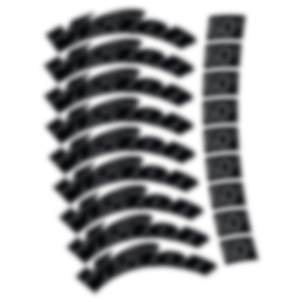 Stickers for Visixn Metron 60 SL, Road Wheel vinyl decals - Medium Grey