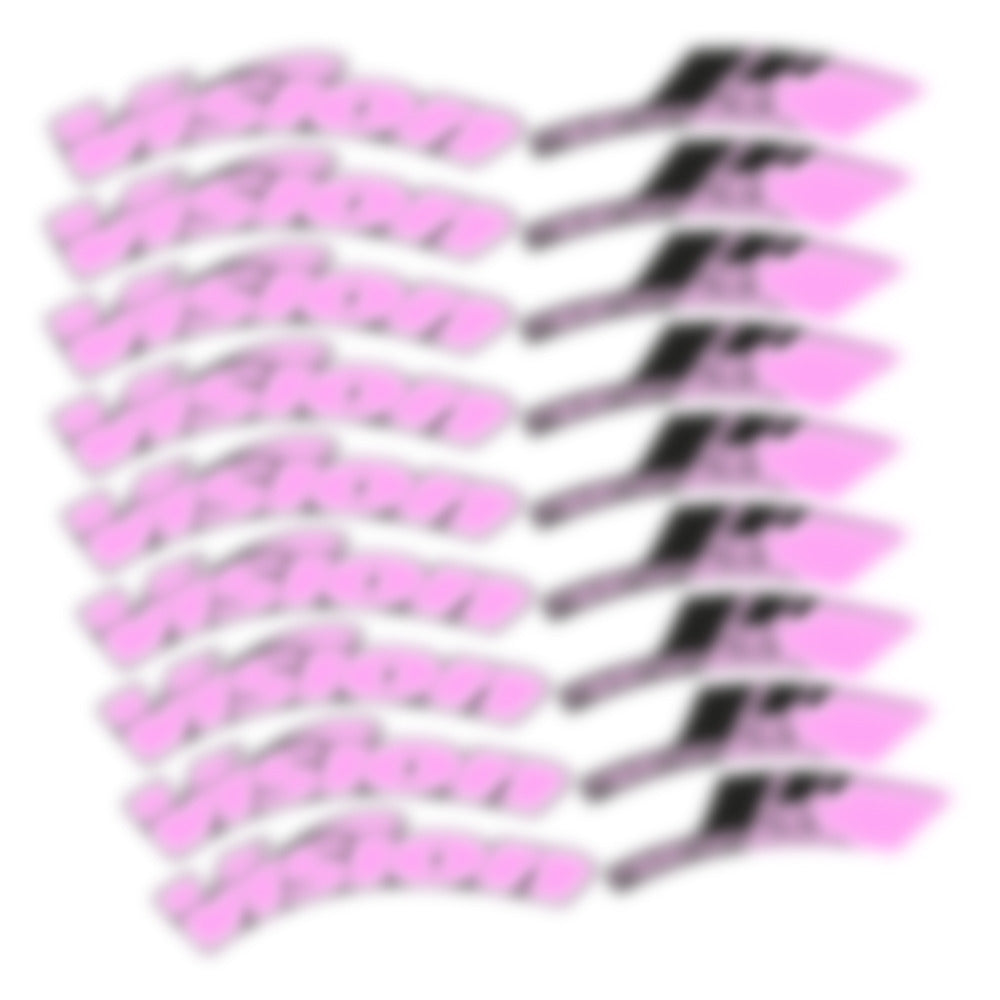 Stickers for Visixn Metron 55 SL Disc Tubular, Road Wheel vinyl decals - Light Lilac