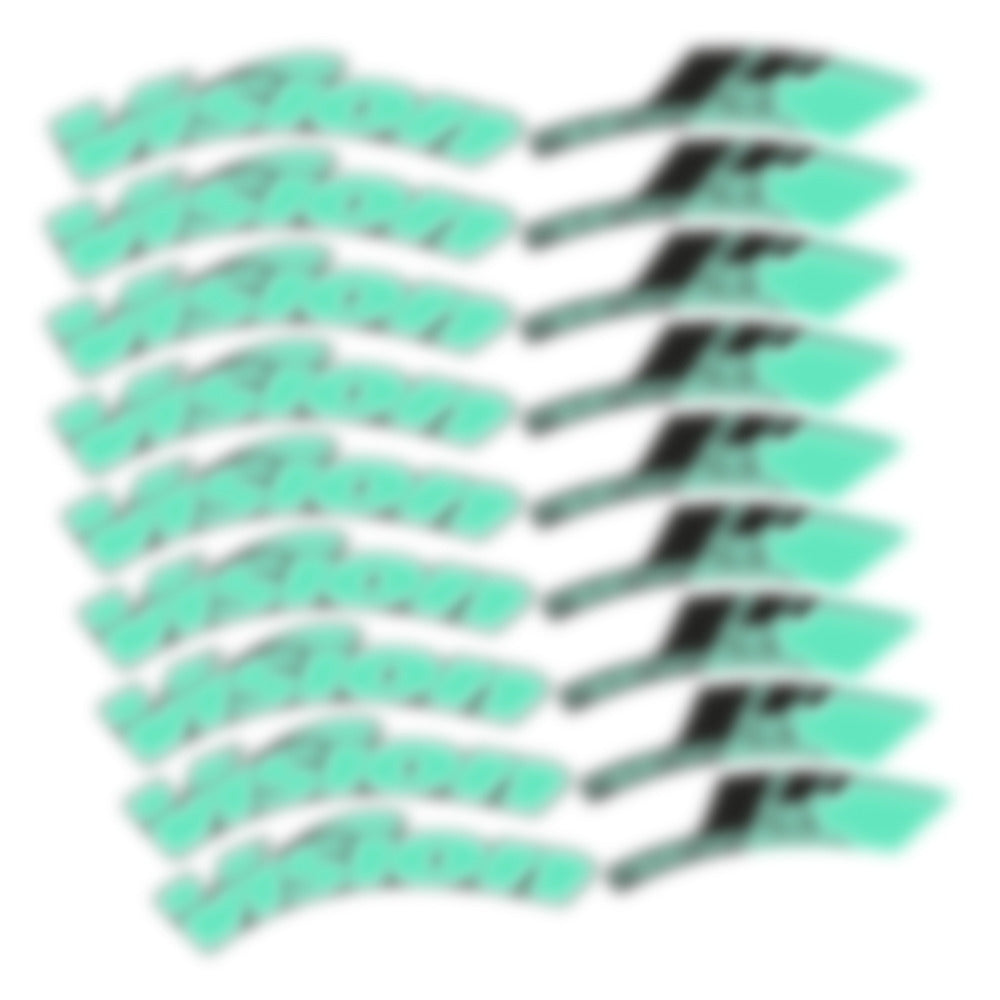 Stickers for Visixn Metron 55 SL Disc Tubular, Road Wheel vinyl decals - Mint