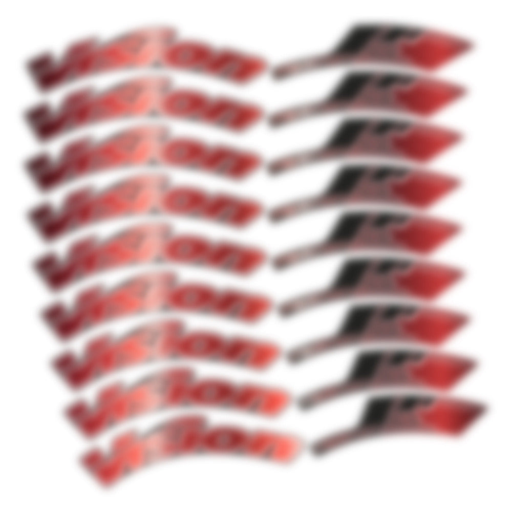 Stickers for Visixn Metron 55 SL Disc Tubular, Road Wheel vinyl decals - Copper