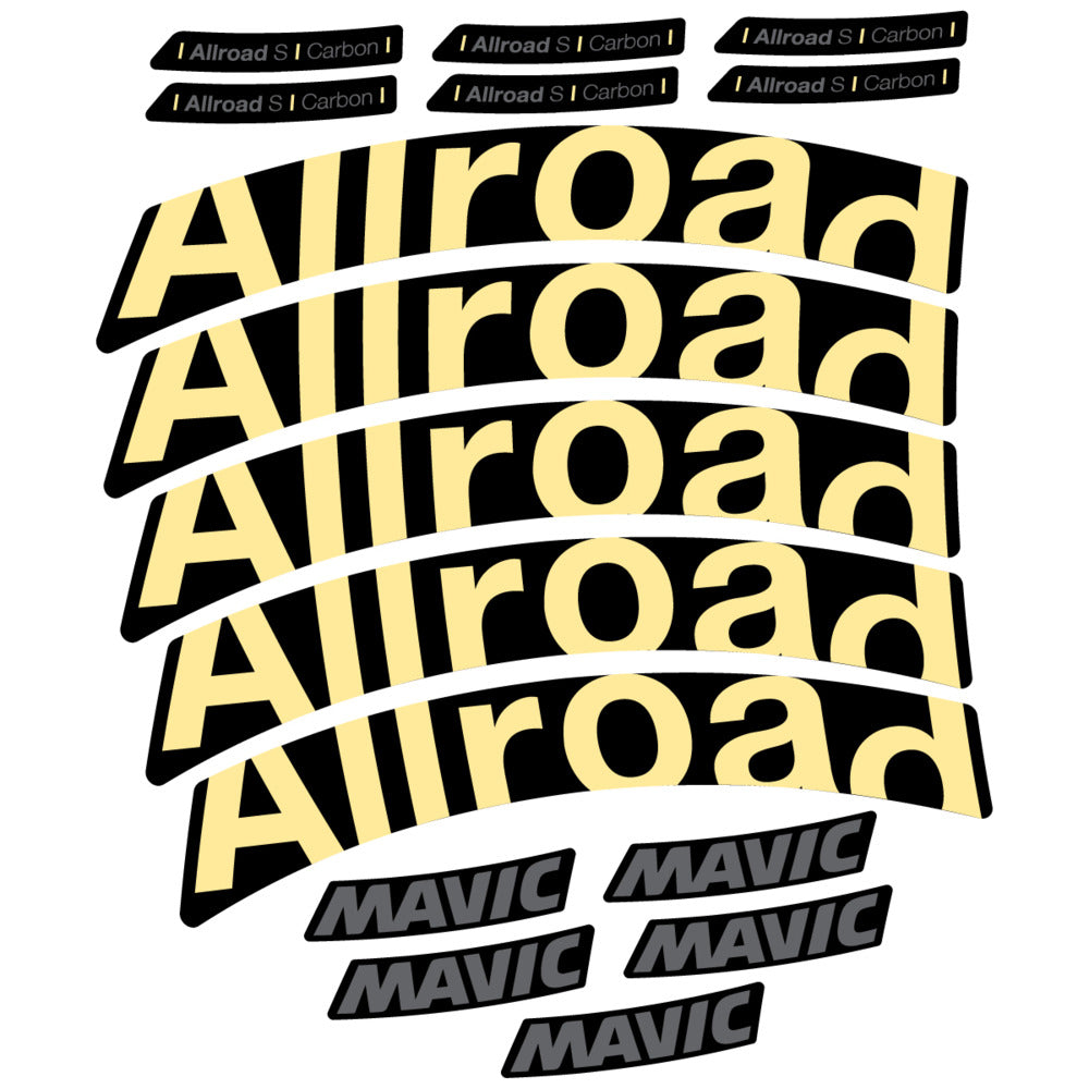 Decal for Mavic Allroad S Carbon 2025, Road Wheel, bike sticker vinyl