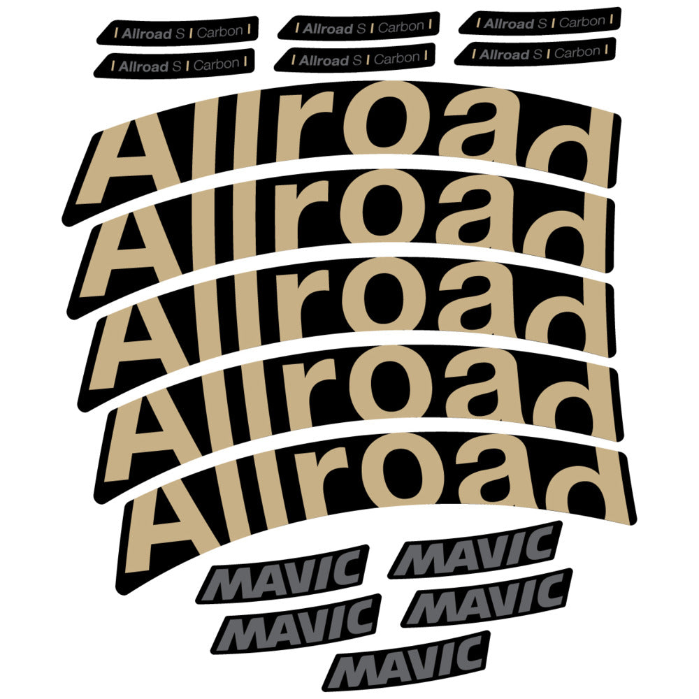 Decal for Mavic Allroad S Carbon 2025, Road Wheel, bike sticker vinyl
