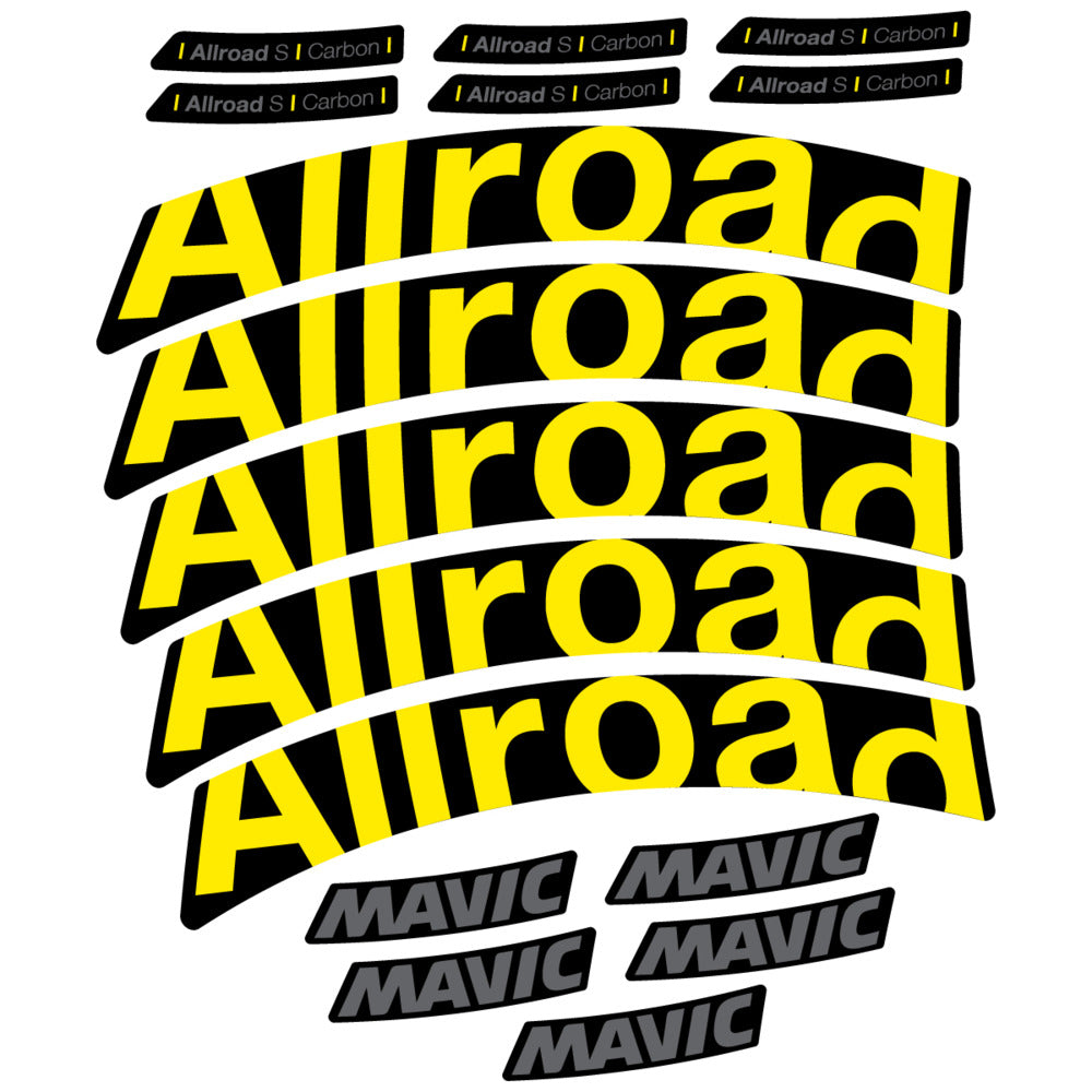 Decal for Mavic Allroad S Carbon 2025, Road Wheel, bike sticker vinyl