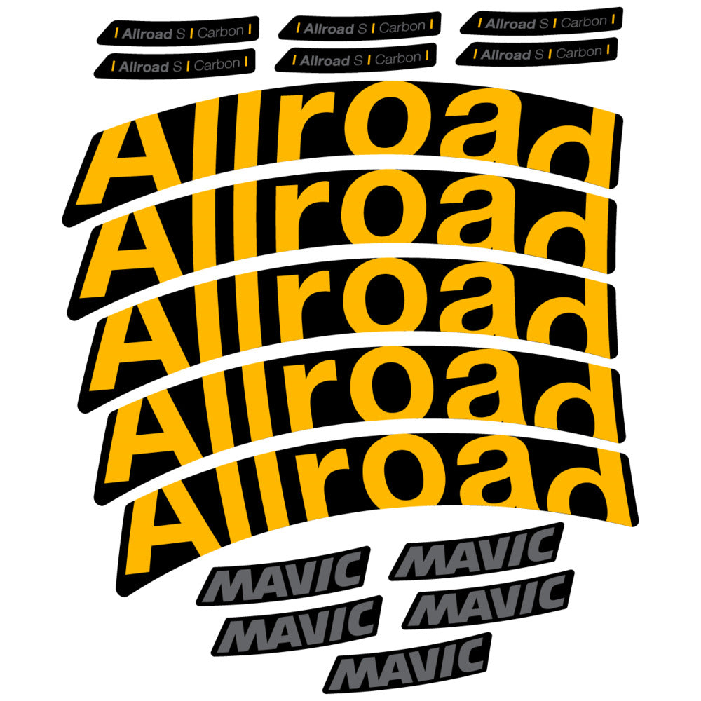 Decal for Mavic Allroad S Carbon 2025, Road Wheel, bike sticker vinyl