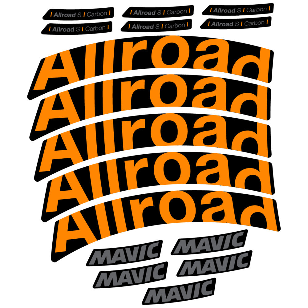 Decal for Mavic Allroad S Carbon 2025, Road Wheel, bike sticker vinyl