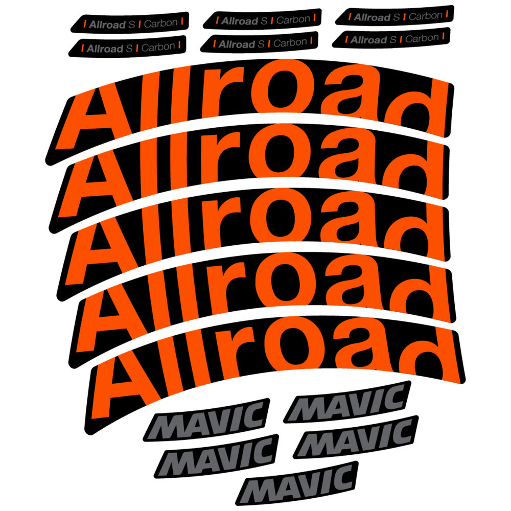 Decal for Mavic Allroad S Carbon 2025, Road Wheel, bike sticker vinyl