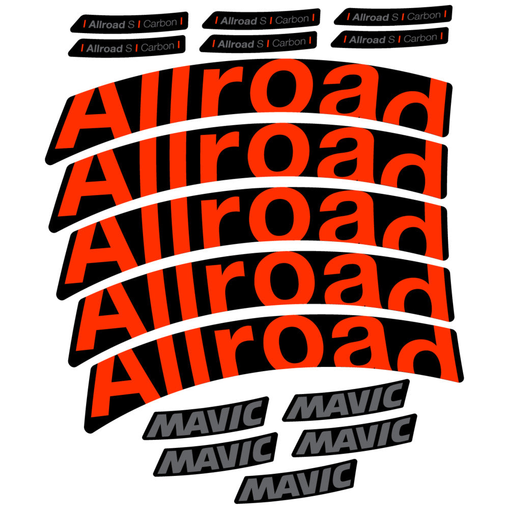 Decal for Mavic Allroad S Carbon 2025, Road Wheel, bike sticker vinyl
