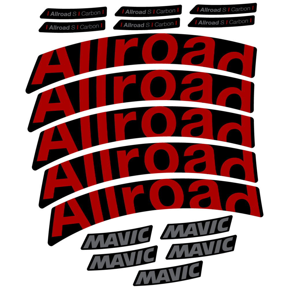 Decal for Mavic Allroad S Carbon 2025, Road Wheel, bike sticker vinyl