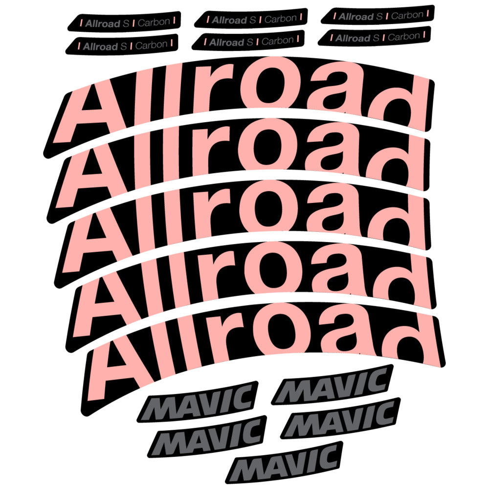 Decal for Mavic Allroad S Carbon 2025, Road Wheel, bike sticker vinyl