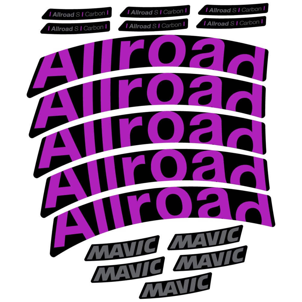 Decal for Mavic Allroad S Carbon 2025, Road Wheel, bike sticker vinyl