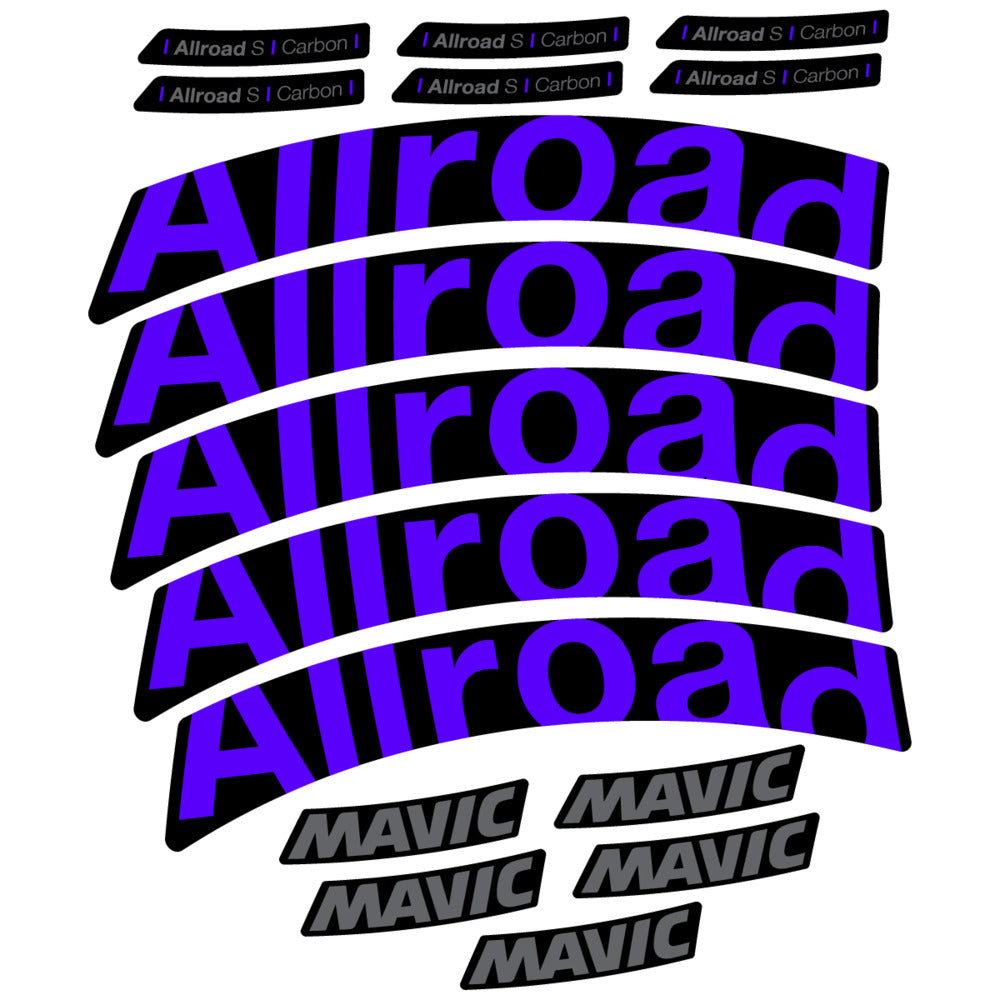 Decal for Mavic Allroad S Carbon 2025, Road Wheel, bike sticker vinyl