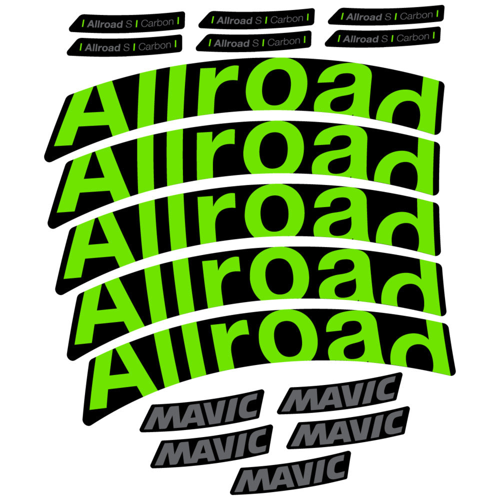Decal for Mavic Allroad S Carbon 2025, Road Wheel, bike sticker vinyl