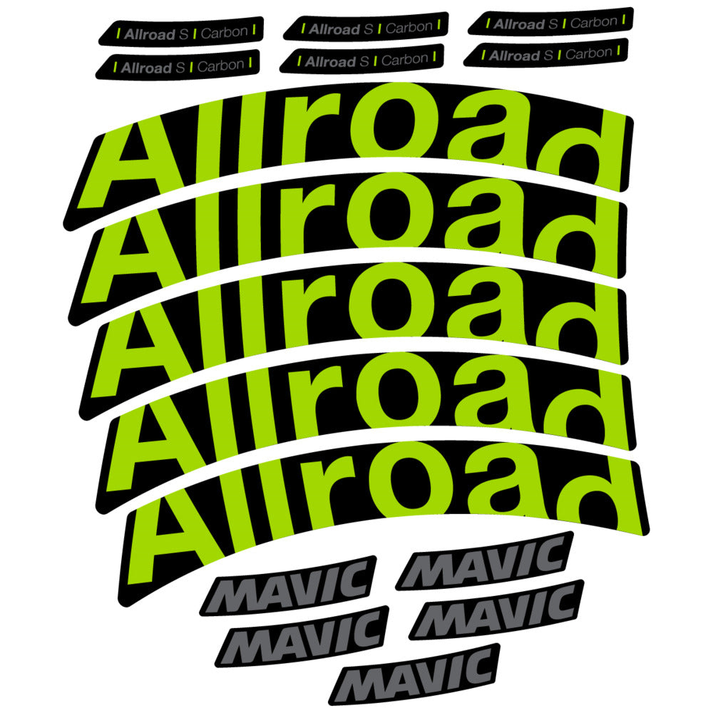 Decal for Mavic Allroad S Carbon 2025, Road Wheel, bike sticker vinyl