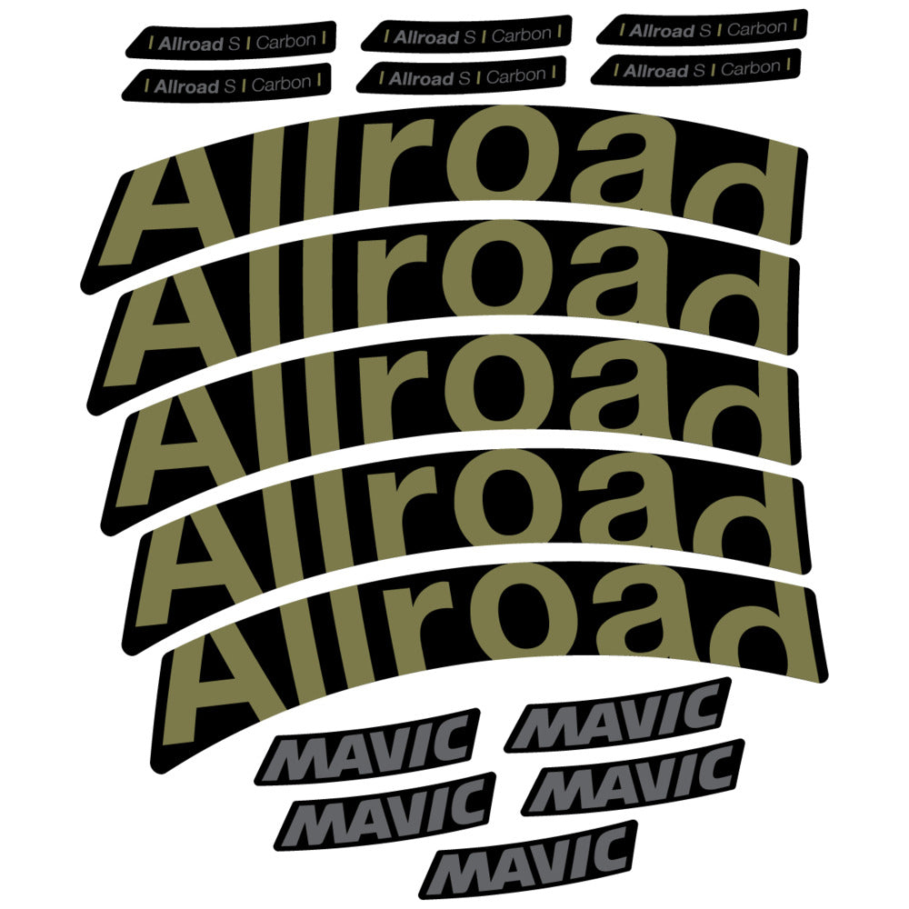 Decal for Mavic Allroad S Carbon 2025, Road Wheel, bike sticker vinyl