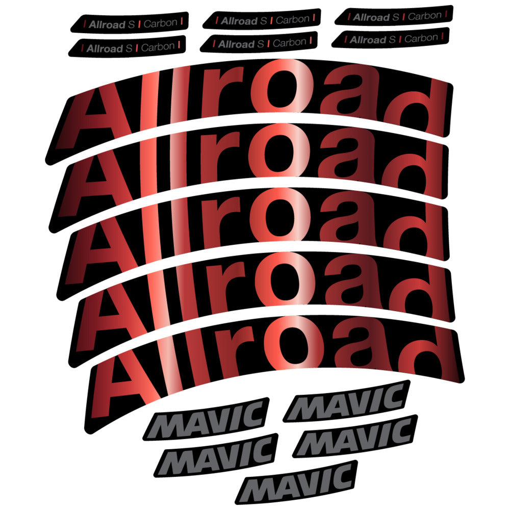 Decal for Mavic Allroad S Carbon 2025, Road Wheel, bike sticker vinyl