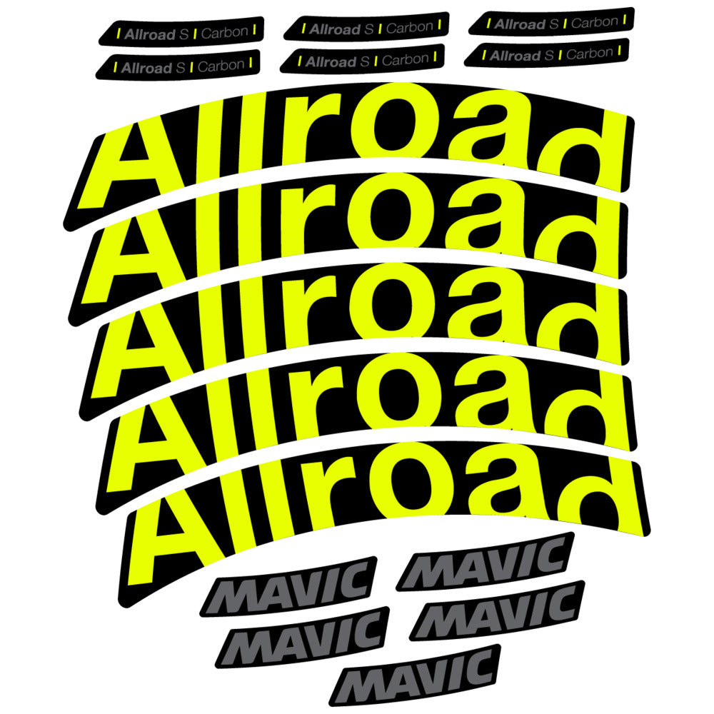 Decal for Mavic Allroad S Carbon 2025, Road Wheel, bike sticker vinyl