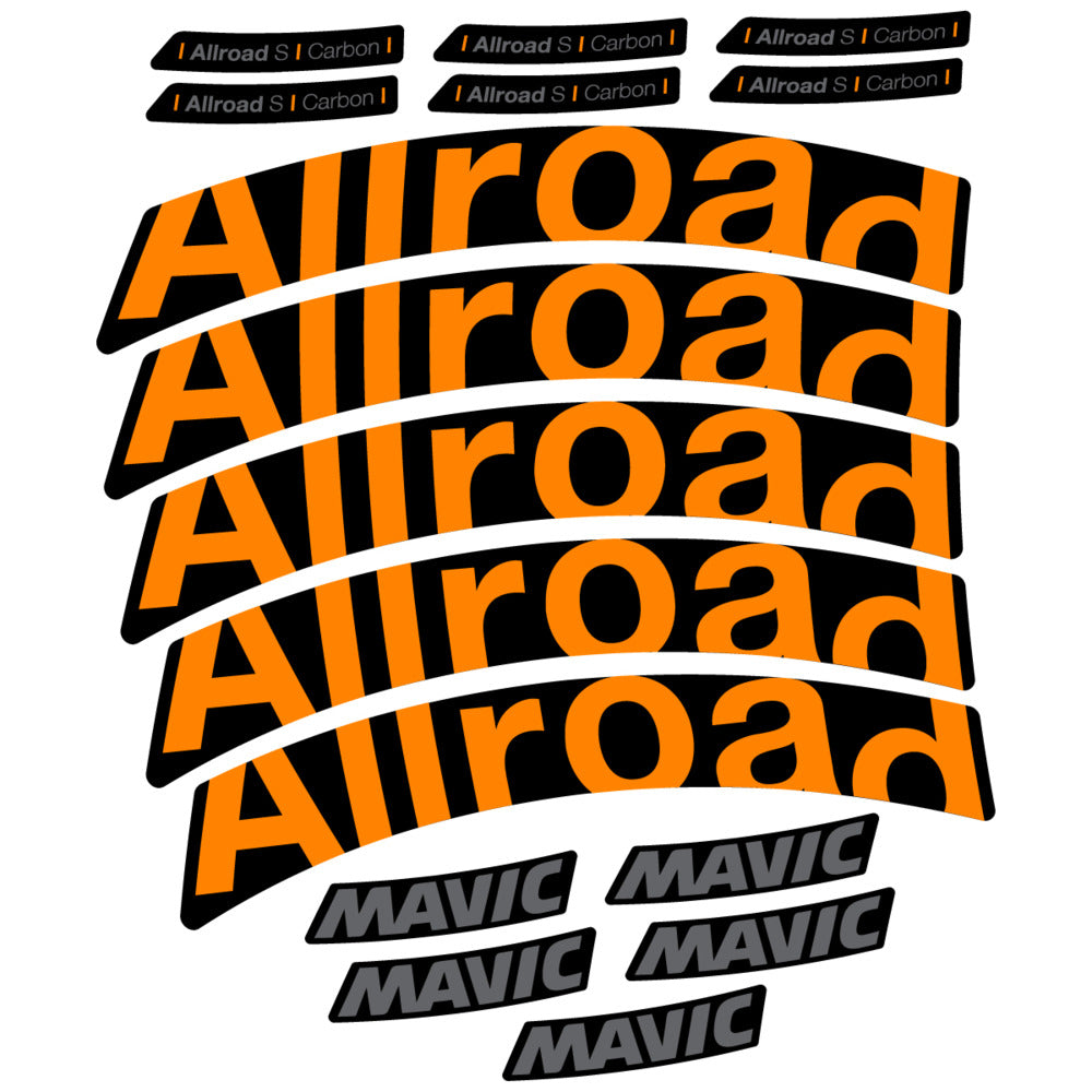 Decal for Mavic Allroad S Carbon 2025, Road Wheel, bike sticker vinyl
