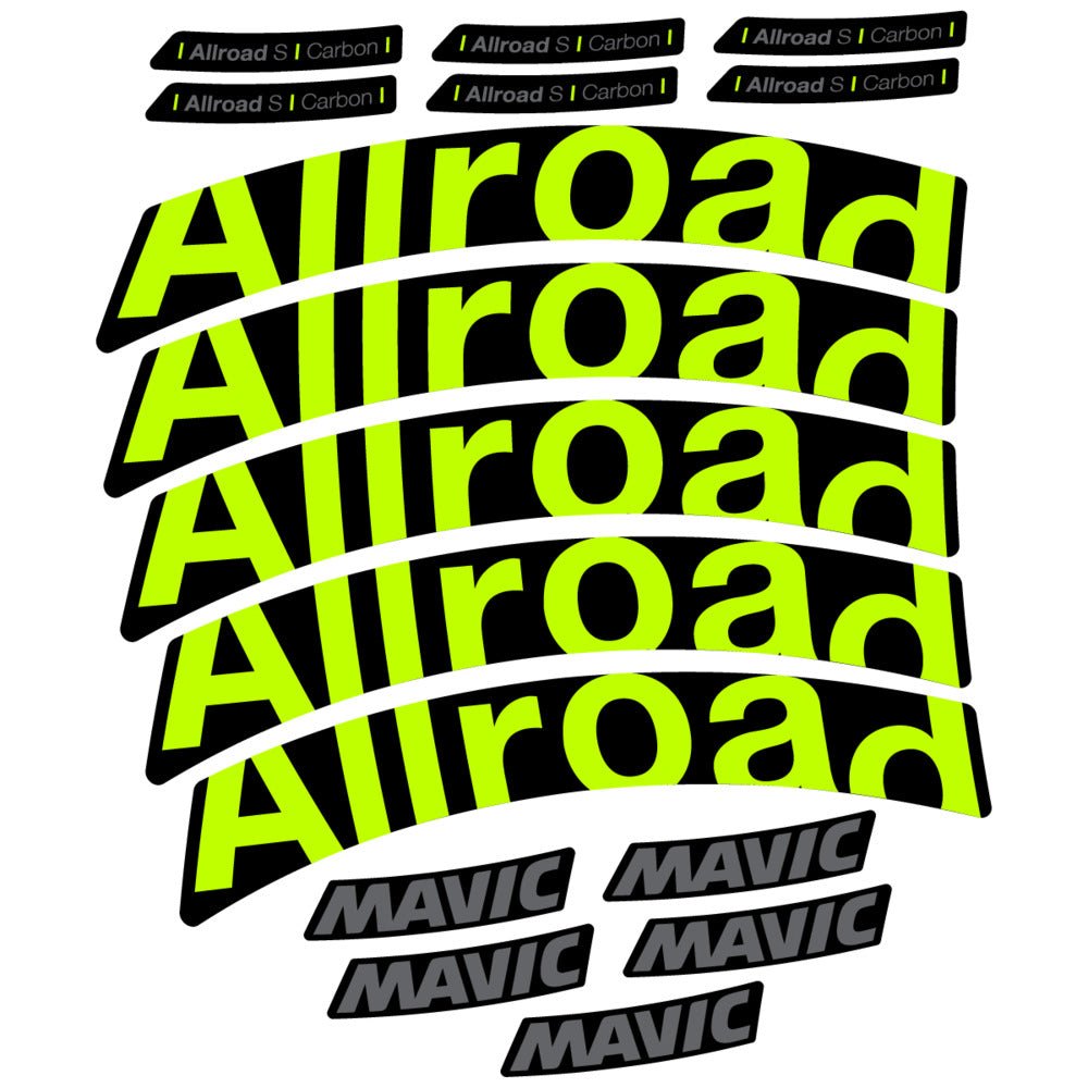 Decal for Mavic Allroad S Carbon 2025, Road Wheel, bike sticker vinyl