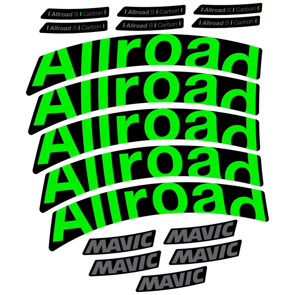 Decal for Mavic Allroad S Carbon 2025, Road Wheel, bike sticker vinyl