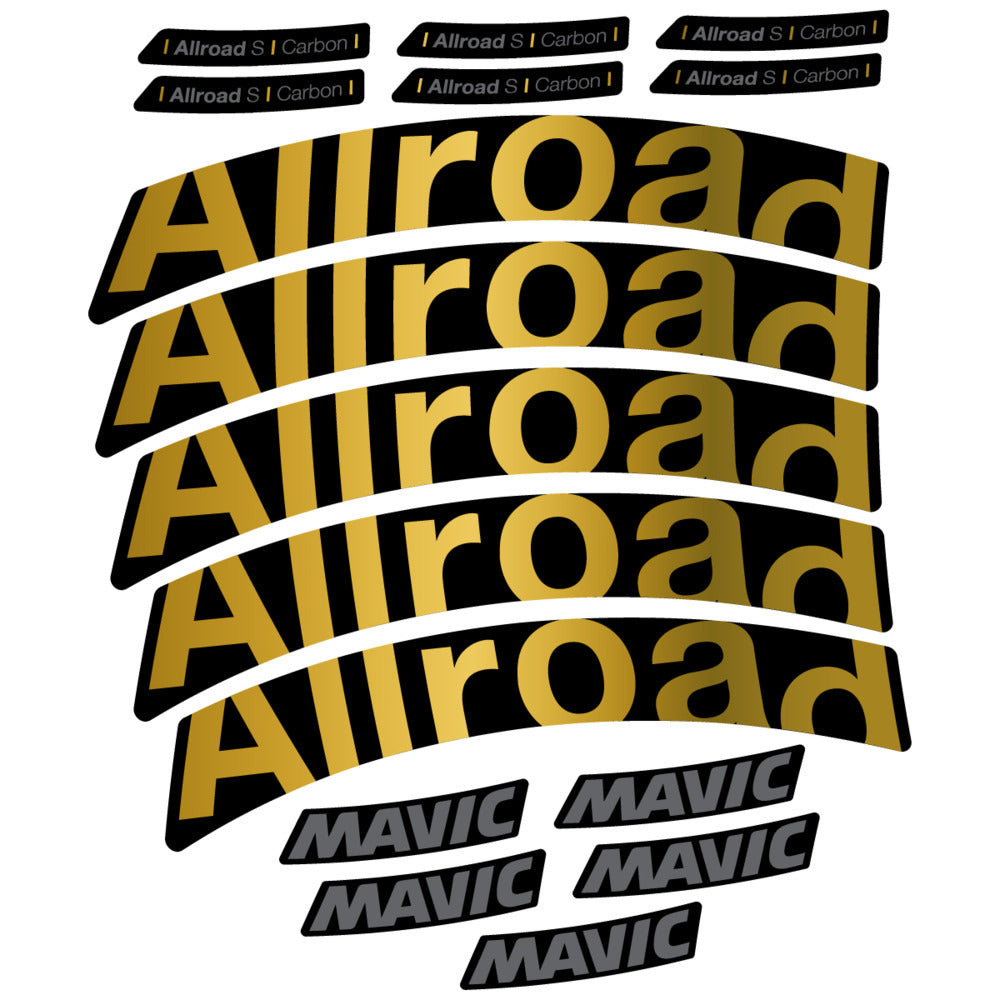 Decal for Mavic Allroad S Carbon 2025, Road Wheel, bike sticker vinyl