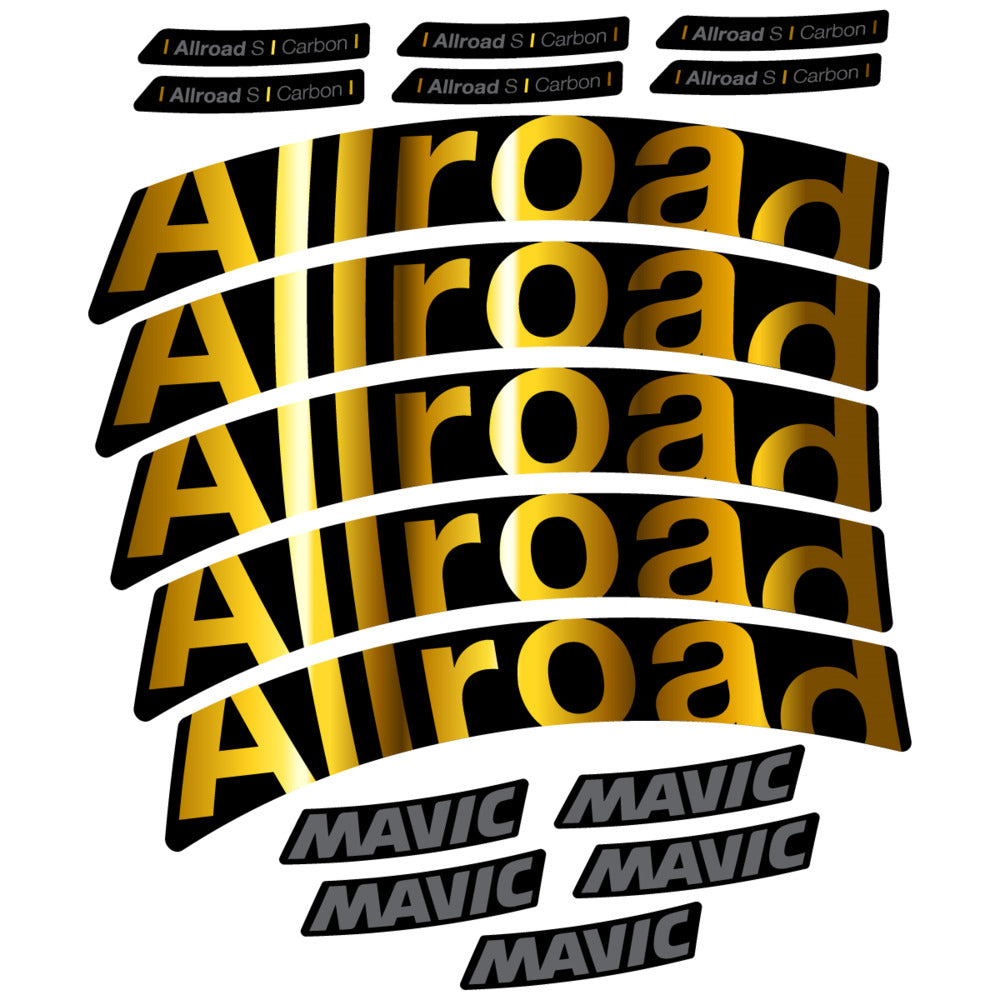 Decal for Mavic Allroad S Carbon 2025, Road Wheel, bike sticker vinyl