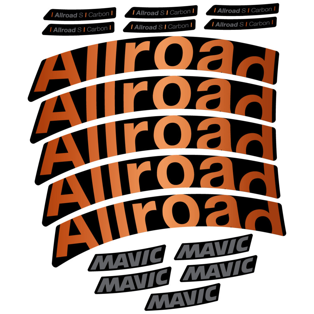 Decal for Mavic Allroad S Carbon 2025, Road Wheel, bike sticker vinyl