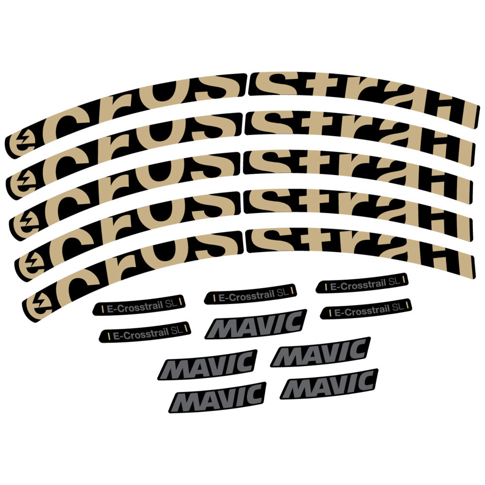 Decal for Mavic E-Crosstrail SL 2025, Mountain Wheel, bike sticker vinyl