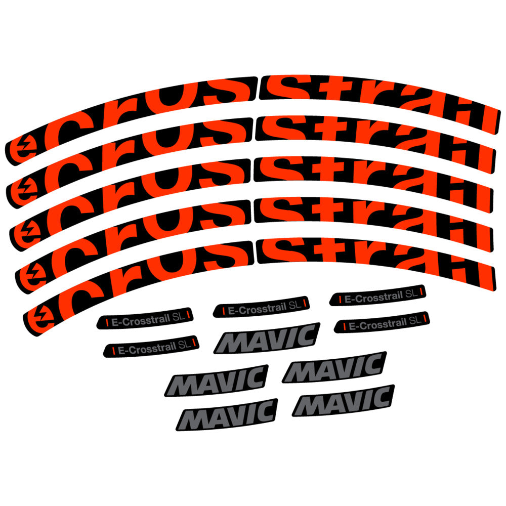 Decal for Mavic E-Crosstrail SL 2025, Mountain Wheel, bike sticker vinyl