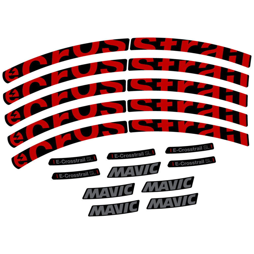 Decal for Mavic E-Crosstrail SL 2025, Mountain Wheel, bike sticker vinyl