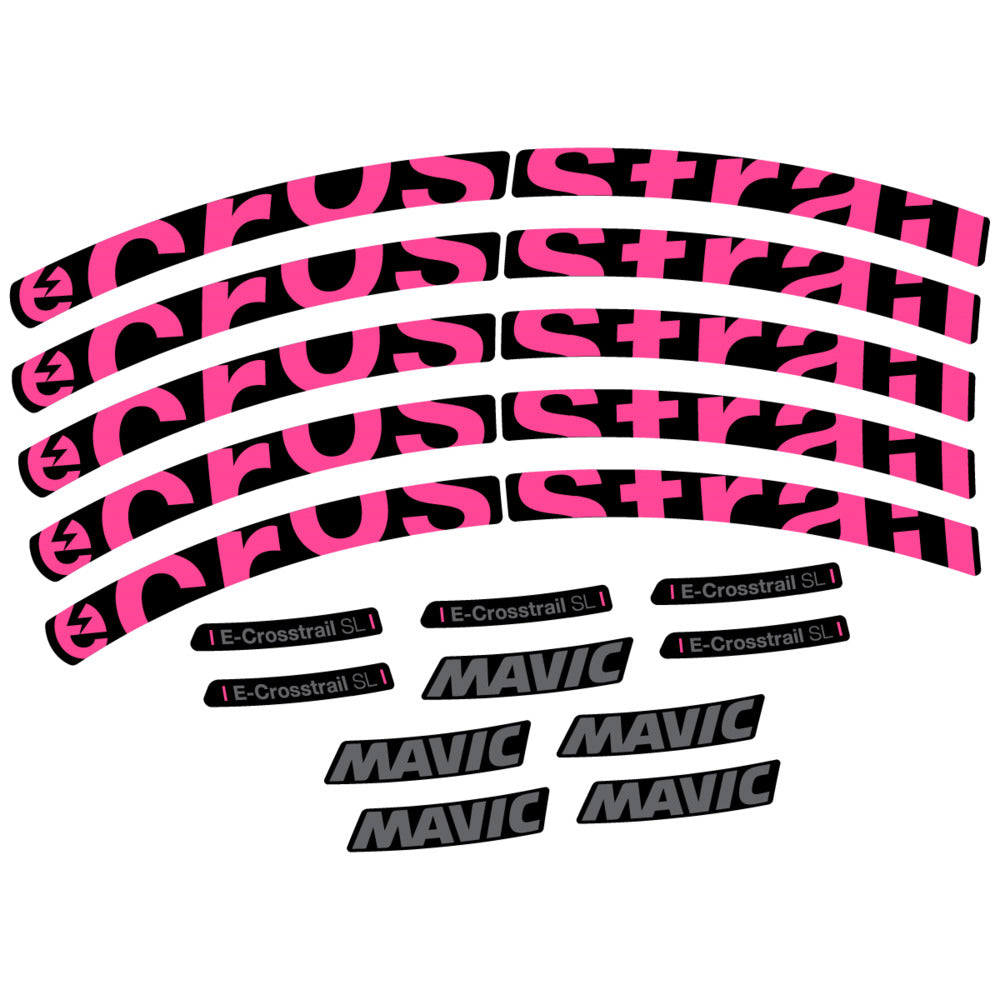 Decal for Mavic E-Crosstrail SL 2025, Mountain Wheel, bike sticker vinyl