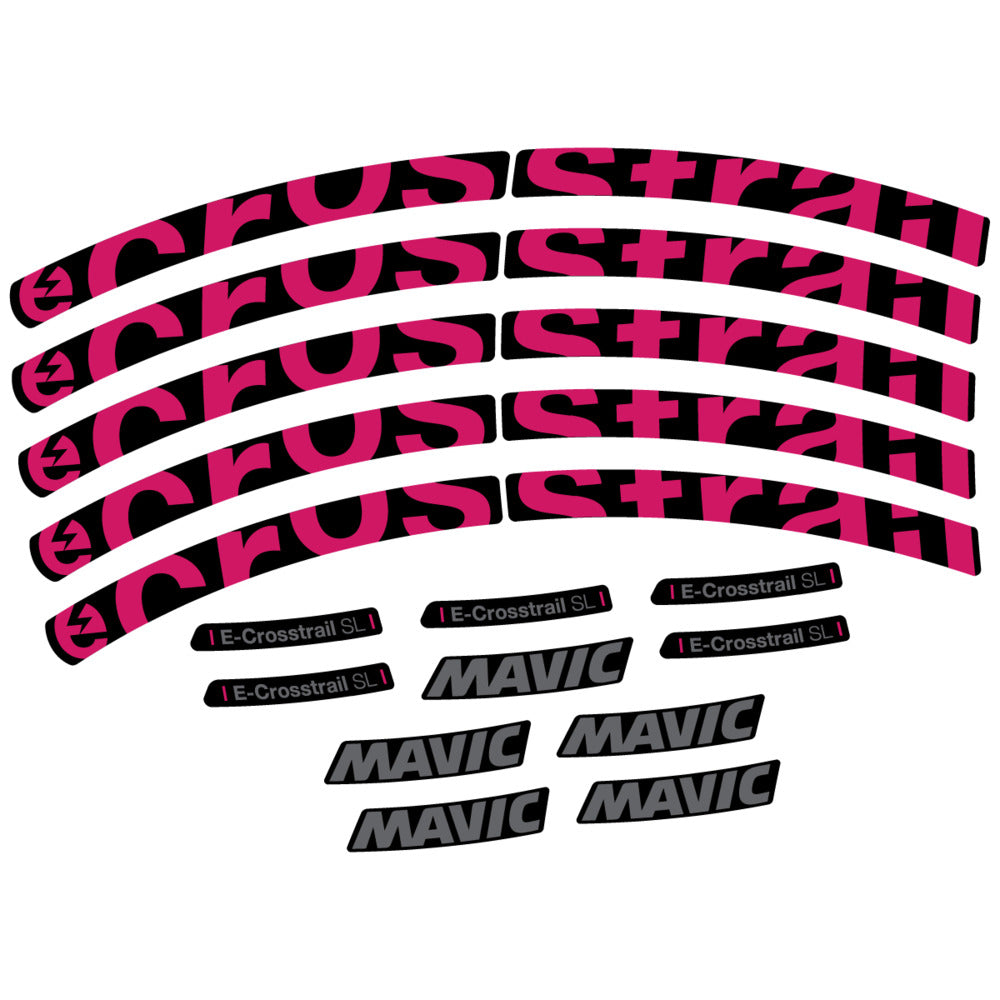 Decal for Mavic E-Crosstrail SL 2025, Mountain Wheel, bike sticker vinyl