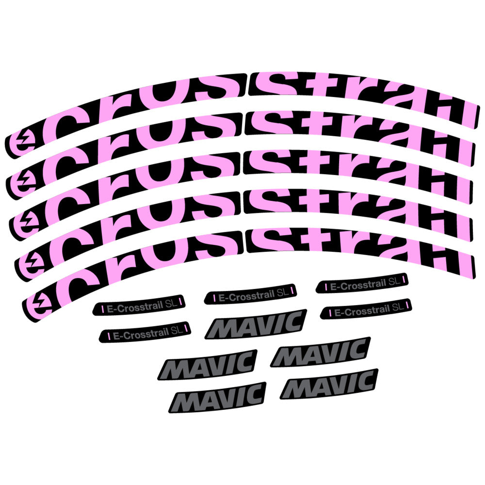 Decal for Mavic E-Crosstrail SL 2025, Mountain Wheel, bike sticker vinyl