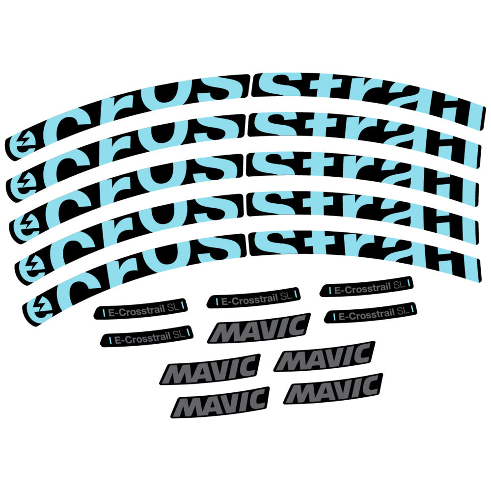Decal for Mavic E-Crosstrail SL 2025, Mountain Wheel, bike sticker vinyl